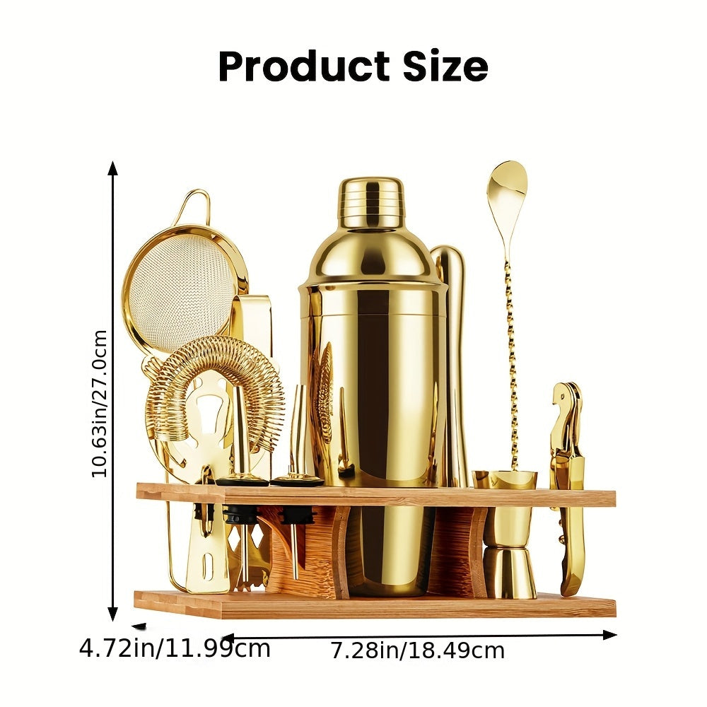 Golden Whiskey Bartender Set