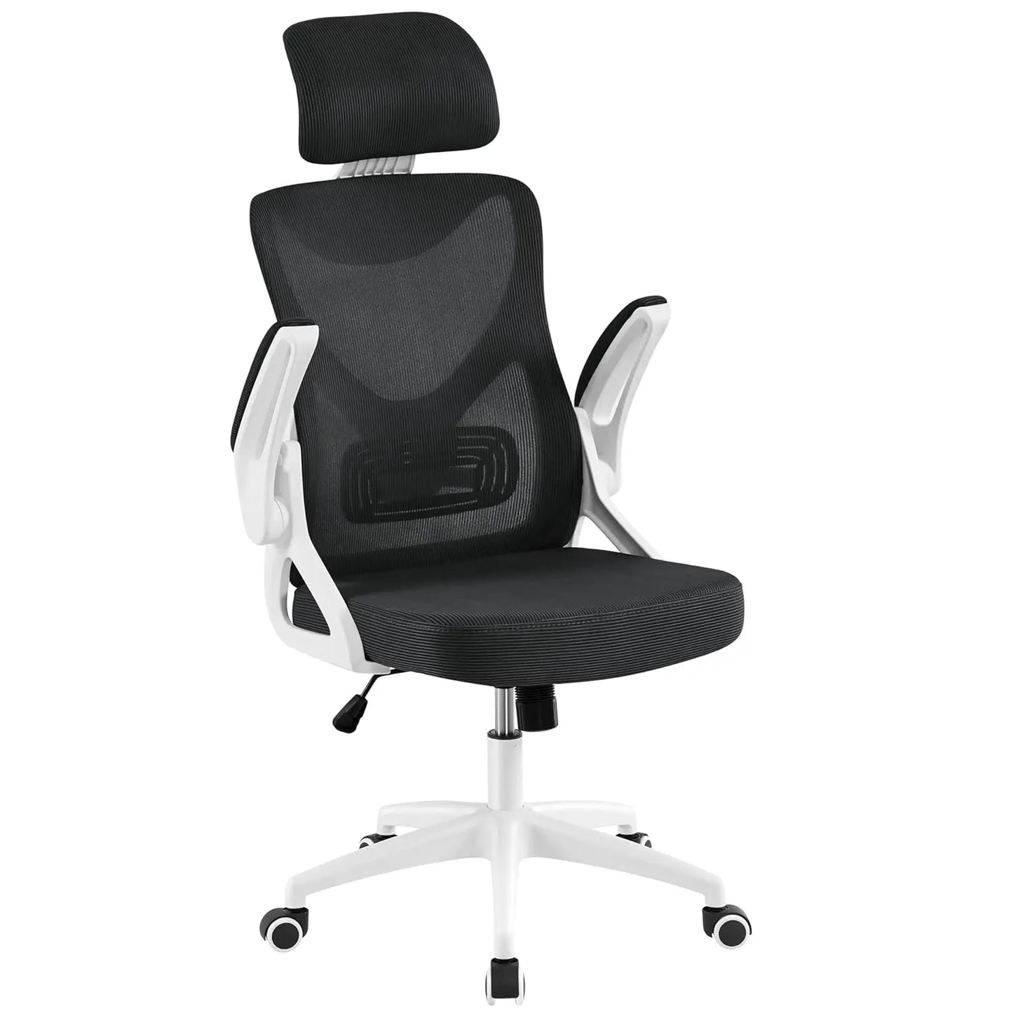 Ergonomic Office Chair, High Back Desk Chair with Headrest and Flip-up Armrest Lumbar Support for Home Office, Customized