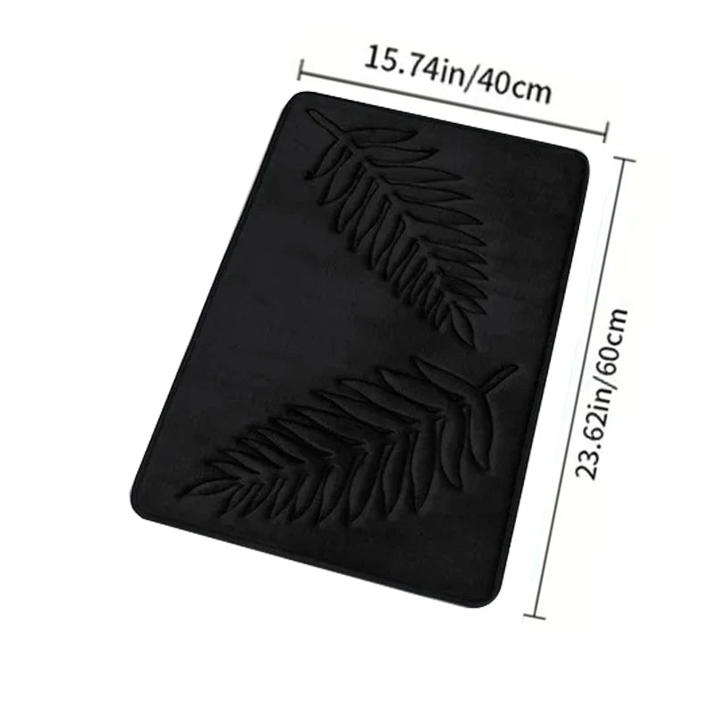 Bathroom Rugs Memory Foam Bath Mat Non-Slip Bath Rugs Machine Washable Dries Quickly Ultra Soft Plush Bath Mats for Bathroom