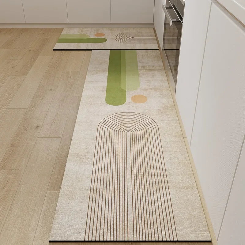 Carpet for Kitchen Floor Mat Pvc Waterproof Anti-slip Area Rug Home Decoration Long Foot Mats Alfombra Cocina 주방 카펫 Ковер