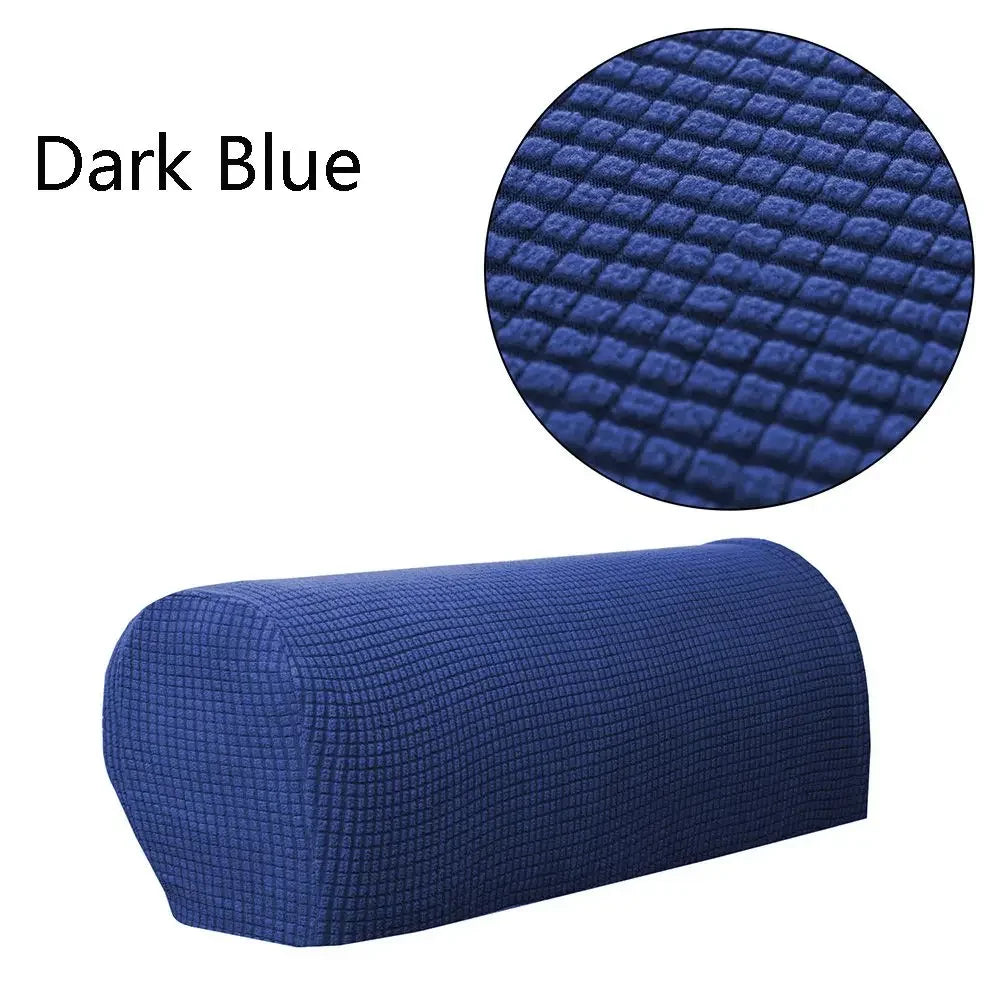 2PCS/SET Sofa Armrest Covers Fleece Premium Armrest Covers Stretchy Chair Sofa Couch Arm Protector Stretch to Fit