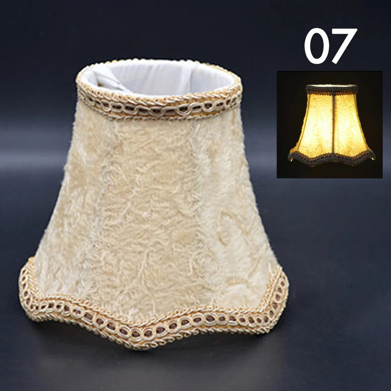 Nordic Style Art Decor Lamp Shades Velvet Fabric Chandelier Wall Lamp Lampshade Modern Lamp Cover For Home Decor Light Covers