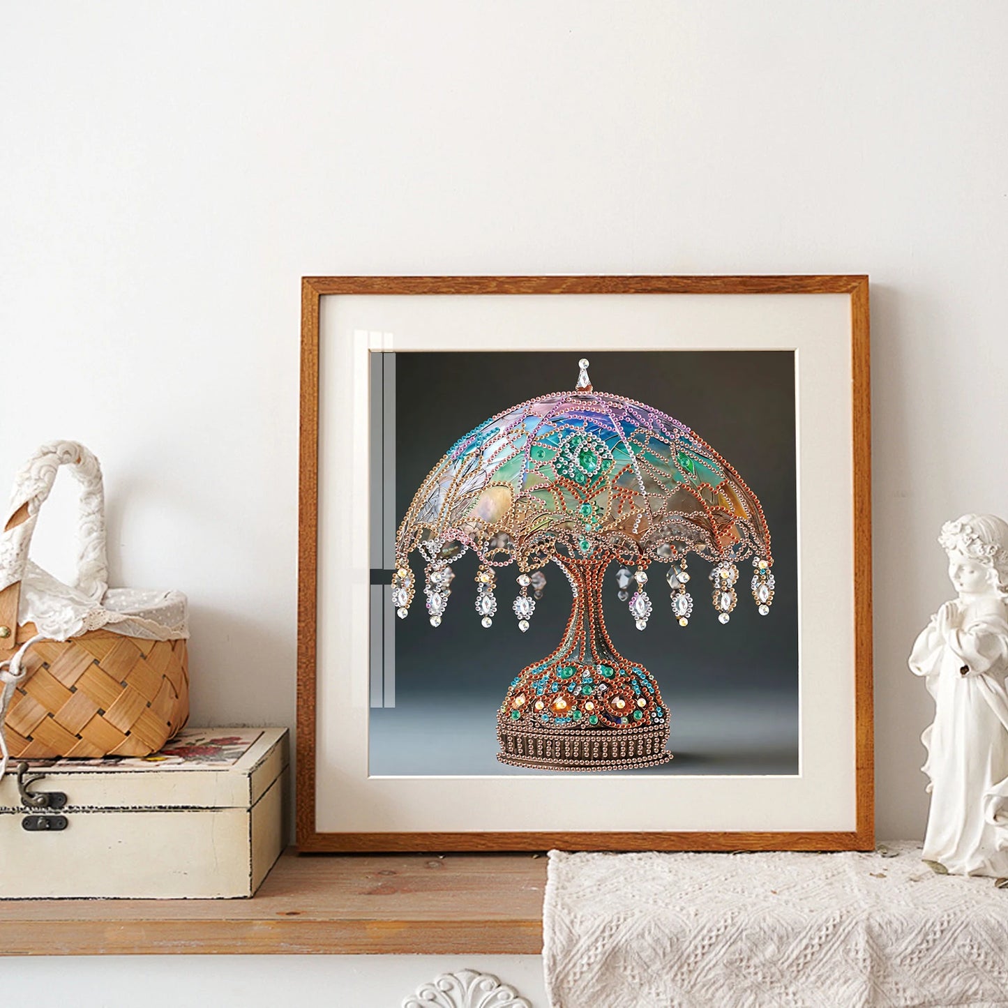 Desk lamp design Special Shape Diamond Art Painting Kit for Adult Beginner,Crystal Diamond Dot Kit for Home Wall Decoration Gift