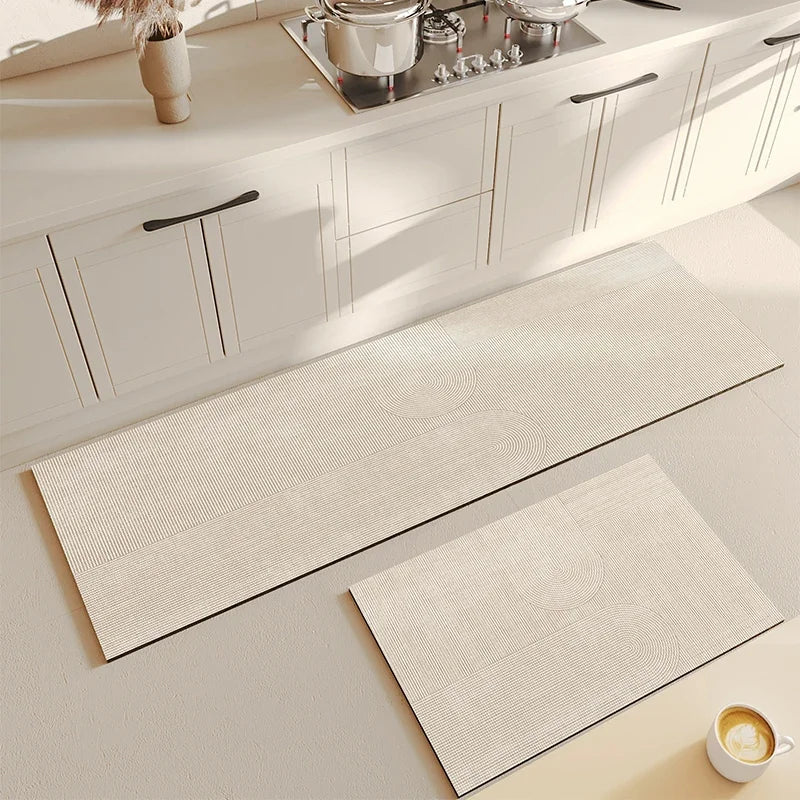 Kitchen Floor Mat Pvc Waterproof Oil-proof Carpet Mats Long Home Decoration Leather Rug Non-slip Custom 주방 카펫 Alfombra Cocina