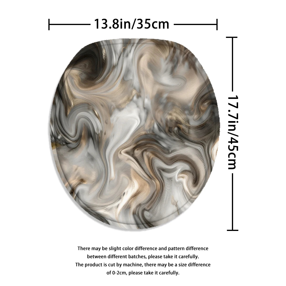 4 Pcs/Set Brown Marble Swirl Shower Curtain Bathroom Set, Neutral Abstract Print Waterproof Mildew Resistant Fabric, Family Bathroom Decor, Modern Minimalist & Neutral Style Bath Mat Set, Fits Apartment, Guest Bathroom, Home