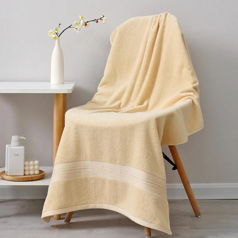 70*140cm Home Bathroom Bath Towel Adult General Absorbent Hotel Beauty Salon Bath Towel Beach Towel