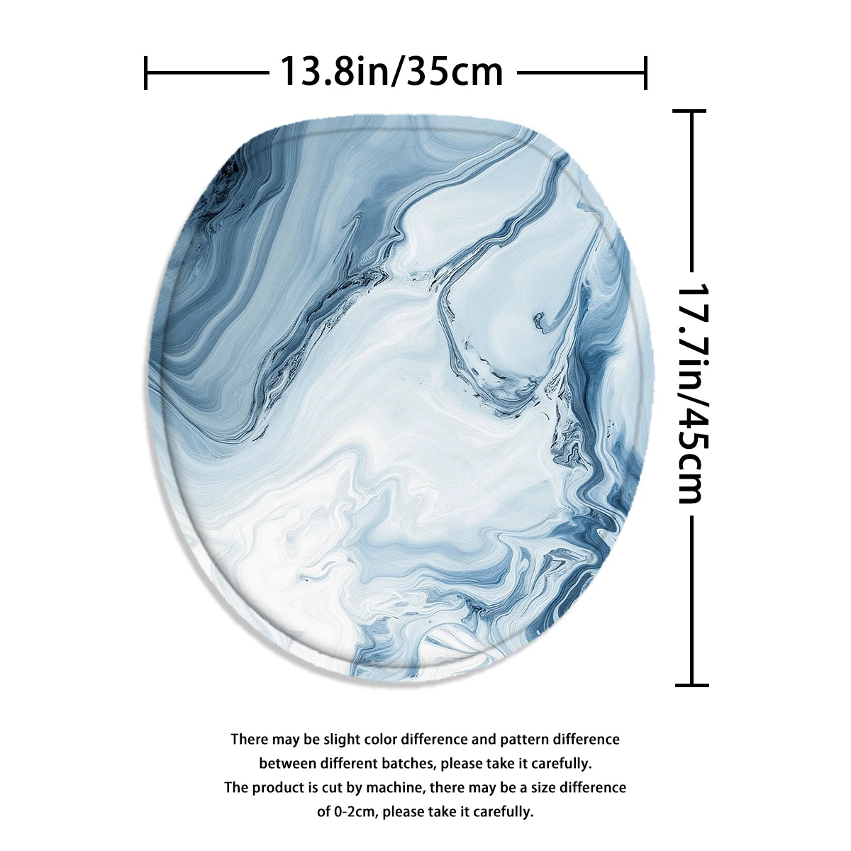 4 Pcs/Set Blue Marble Swirl Shower Curtain Bathroom Set, Abstract Fluid Print Waterproof Mildew Resistant Fabric, Family Bathroom Decor, Modern Minimalist Style Bath Mat Set, Fits Apartment, Guest Bathroom, Home Use, Includes