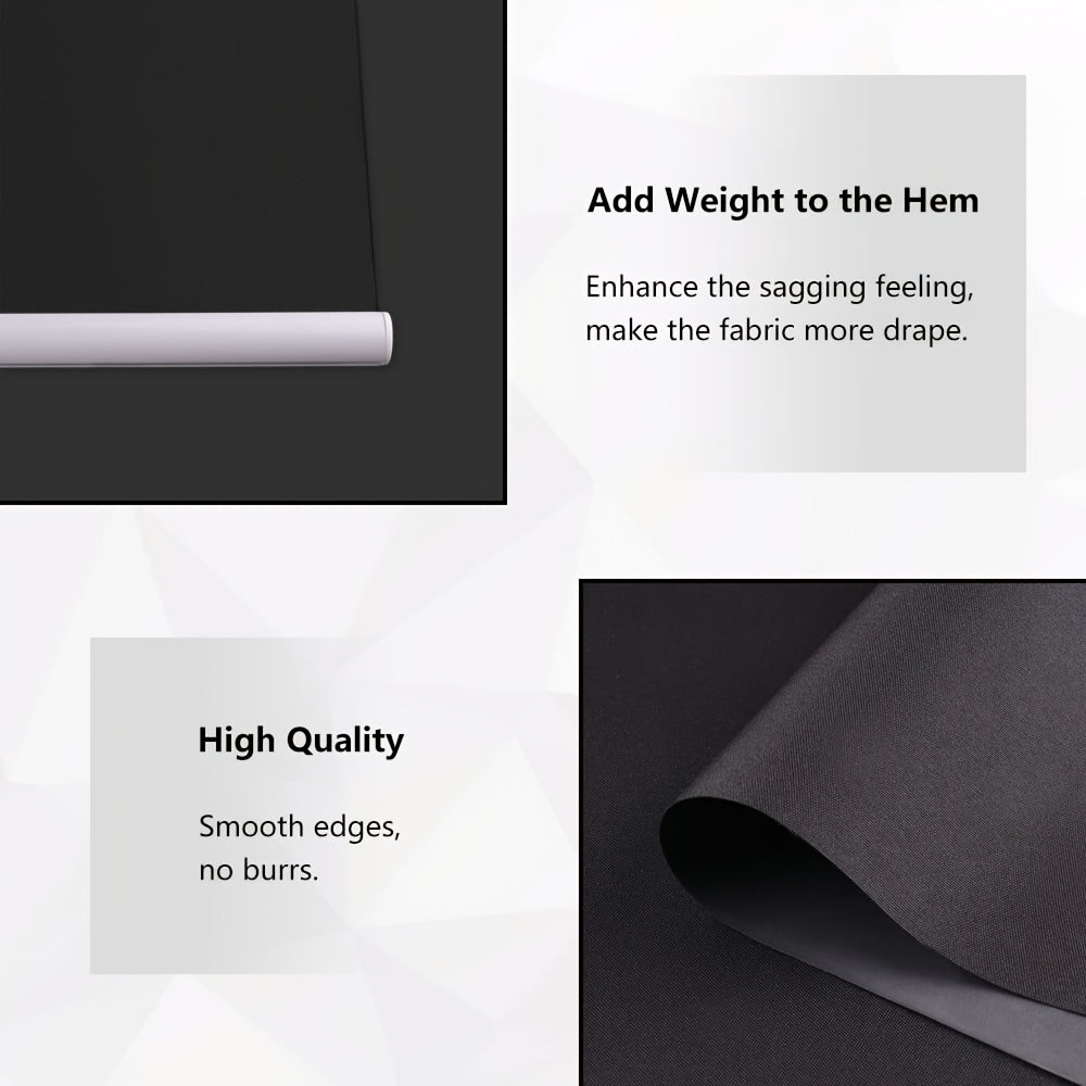 Cordless Blackout Roller Shades Window Blinds Privacy Waterproof Thermal Insulated Fabric Curtain UV Protection For Home Kitchen Bathroom Bedrooms, Black