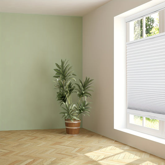 1.5 inch Cordless Top-Down Bottom Up Honeycomb Cellular Shades & Blackout Blinds, Pleated Window Coverings - Blocks Heat/Cold Air & UV Rays, Indoor Cooling & Insulation, Easy to Install for Bedroom/ Living Room/ Bathroom