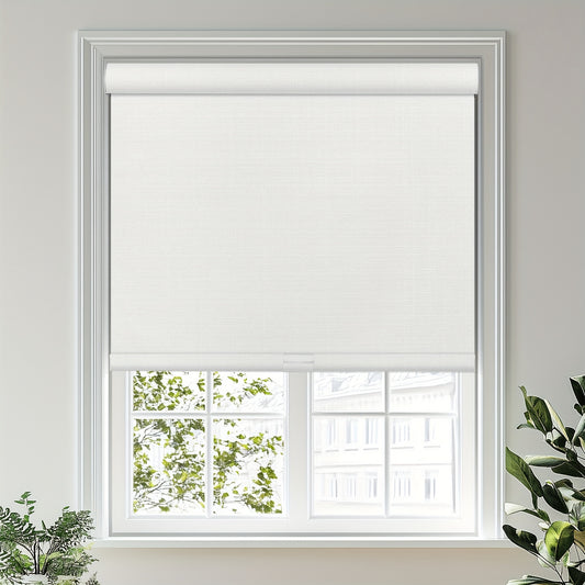 Light-Blocking Roller Shades for Windows, Cordless Blinds, Thermal Insulation Fabric with UV Protection, Suitable for Home, Office, Bedroom, And Doors, Easy Installation