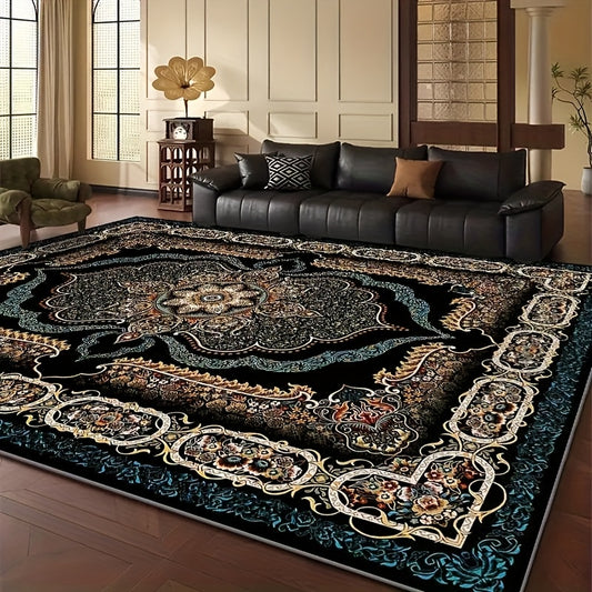 [1pc Bohemian Style Modern Mat] 1pc Bohemian Style Modern Mat - Non-Slip, Wear-Resistant, Machine Washable, Suitable for Pets and Children, Light Beige, Does Not Shed Hair, for Living Rooms, Bedrooms, Kitchens, and Outdoor Ru