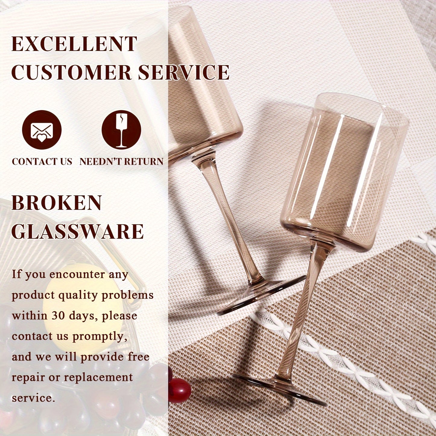 Soot Wine Glass Set (6-14 Oz) Hand Blown, Square Coloured Wine Glasses, Coloured Highball Glasses, Modern Wine Glasses Set Of 6, Wedding, Engagement, Couples, Anniversary And Christmas Eve, Christmas And Other Holiday Gifts