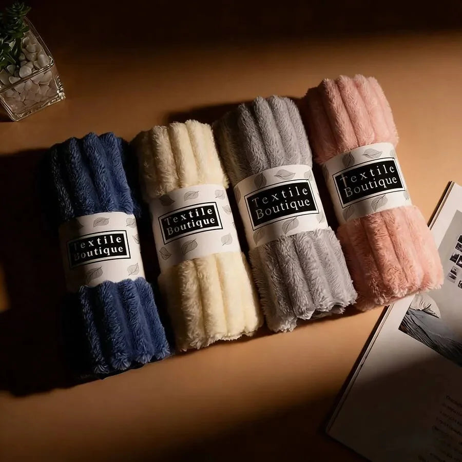 4pcs  Design Towel Set, Size: 13.7inch*29.5inch, Soft & Super Absorbent Quick Dry, Rayon Knitted Fabric, Bath Towel & Face Towel
