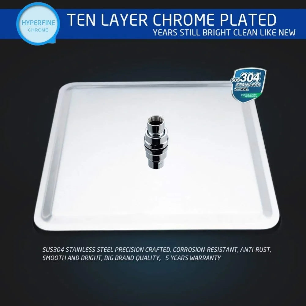 Wholesale And Retail 40cm * 40cm Rainfall Shower Head 16 Inch Ceiling Rain Shower Rain Shower Head 16 Inch