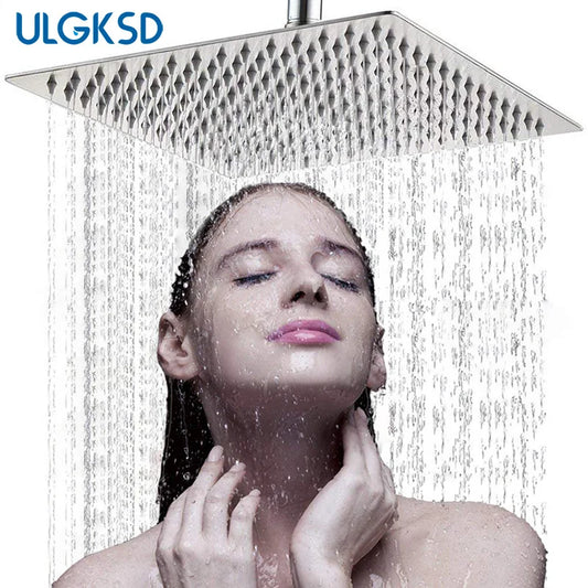 Wholesale And Retail 40cm * 40cm Rainfall Shower Head 16 Inch Ceiling Rain Shower Rain Shower Head 16 Inch