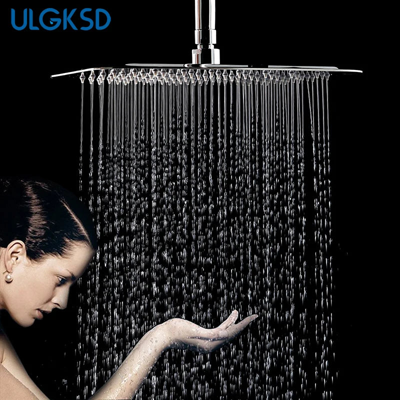 Wholesale And Retail 40cm * 40cm Rainfall Shower Head 16 Inch Ceiling Rain Shower Rain Shower Head 16 Inch