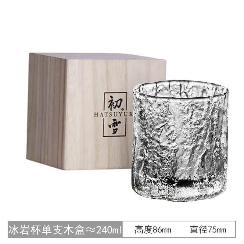 Whiskey Glasses 8oz Old Fashioned Cups Cocktail Rocks Glasses with Coasters and Luxury Box Crystal Tumblers for Scotch, Bourbon