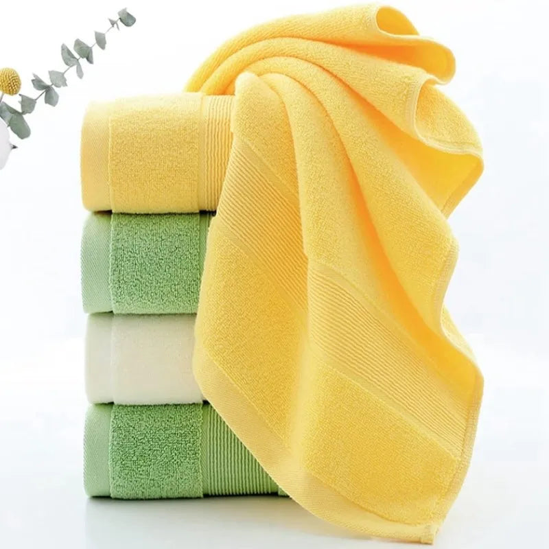1/4/6pcs Gold Bathroom Cotton Towels 35x35cm/35x75cm/70x140cm Hand Face Big Bath Towel Soft Gift Absorbent Sport Absorbent Towel