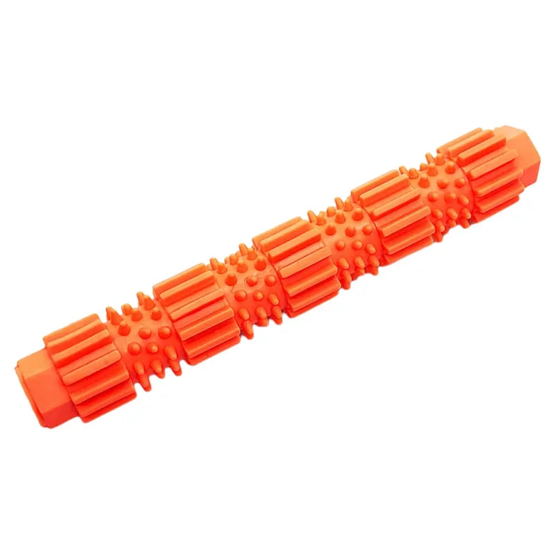 Indestructible Cooling Chew Toy - TPR Treat Dispenser for Aggressive Chewers, Summer Teeth Cleaning & Squeaking Fun