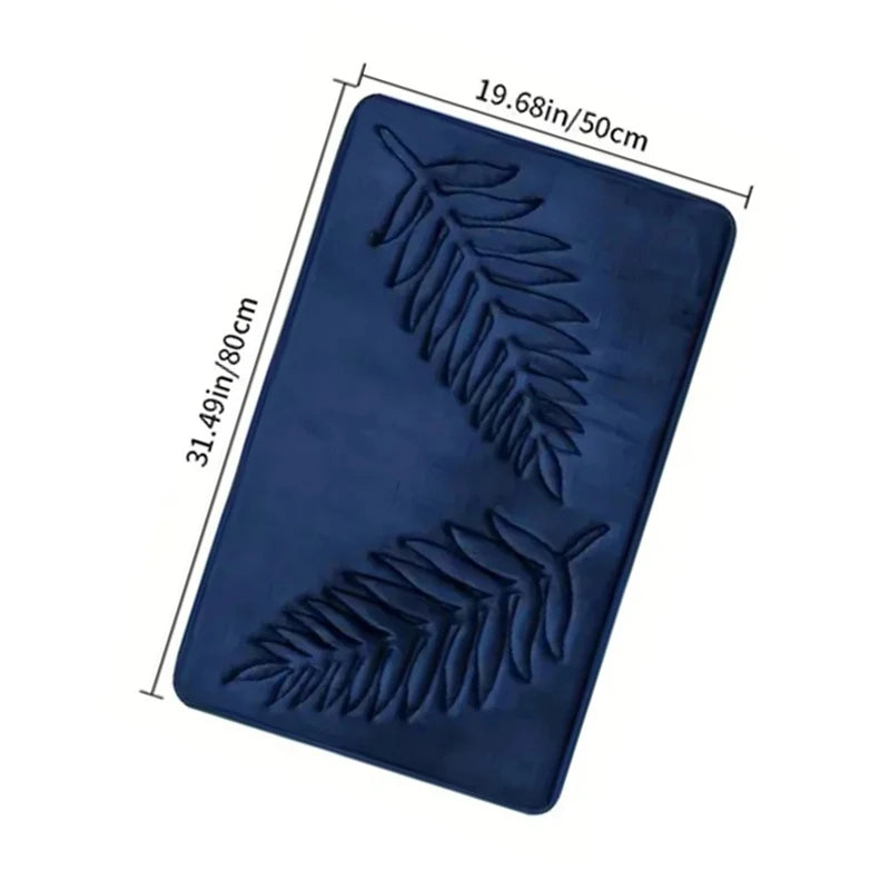 Bathroom Rugs Memory Foam Bath Mat Non-Slip Bath Rugs Machine Washable Dries Quickly Ultra Soft Plush Bath Mats for Bathroom