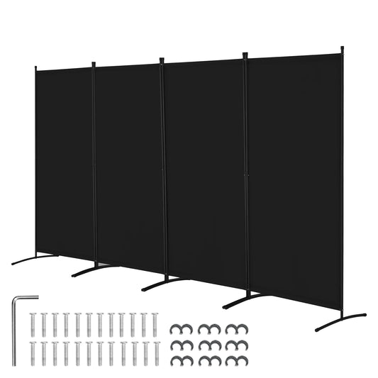 Succe Buy 3/4 Panel Room Divider Folding Privacy Screen and Portable Freestanding Room Partition for Office Bedroom Study Hotel