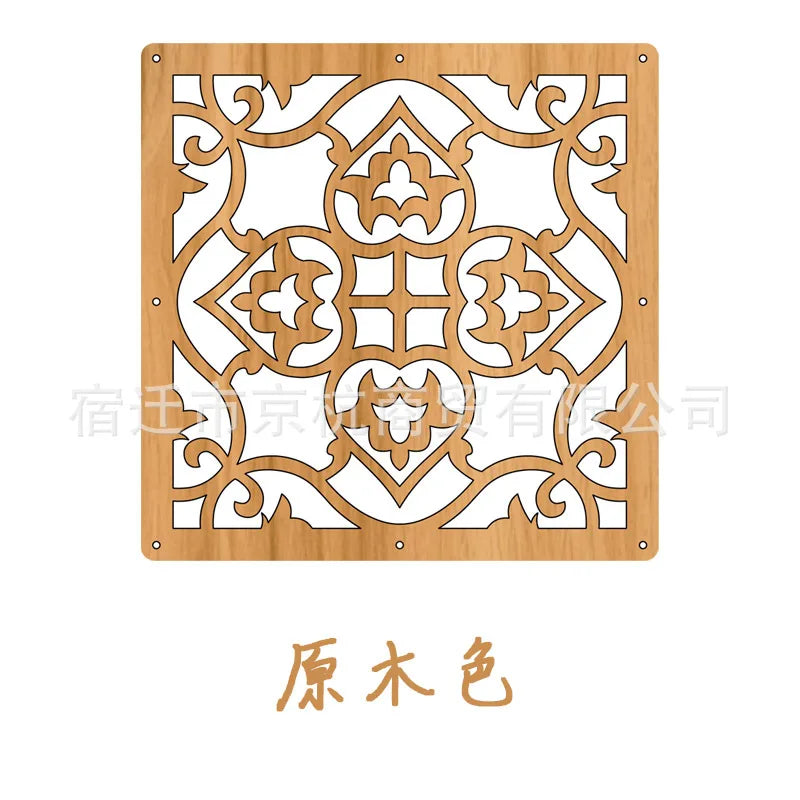 Hanging screen partition fashion MDF porch guest home restaurant bedroom hotel simple modern Chinese hollow screen