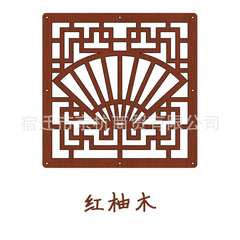 Hanging screen partition fashion MDF porch guest home restaurant bedroom hotel simple modern Chinese hollow screen