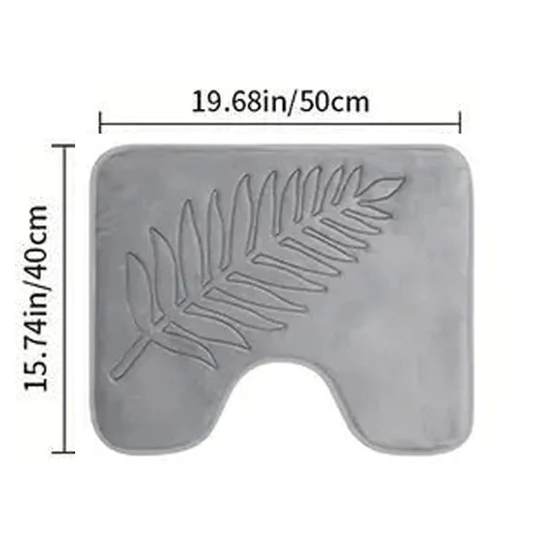 Bathroom Rugs Memory Foam Bath Mat Non-Slip Bath Rugs Machine Washable Dries Quickly Ultra Soft Plush Bath Mats for Bathroom
