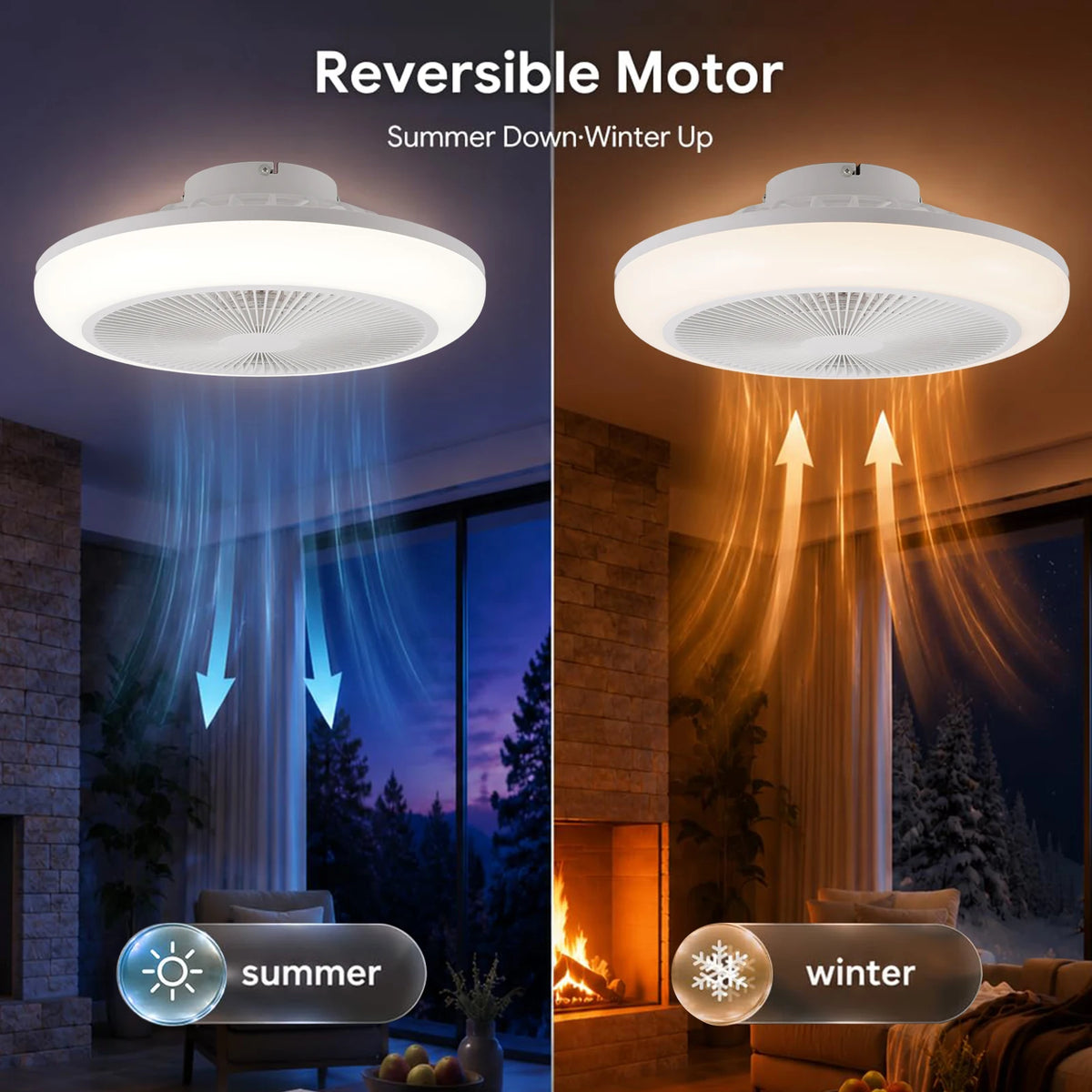 Simple Ceiling Fan Lights for Bedroom Remote Control Living Room Electric Fan Three-color Dimmable Ceiling Fan Light