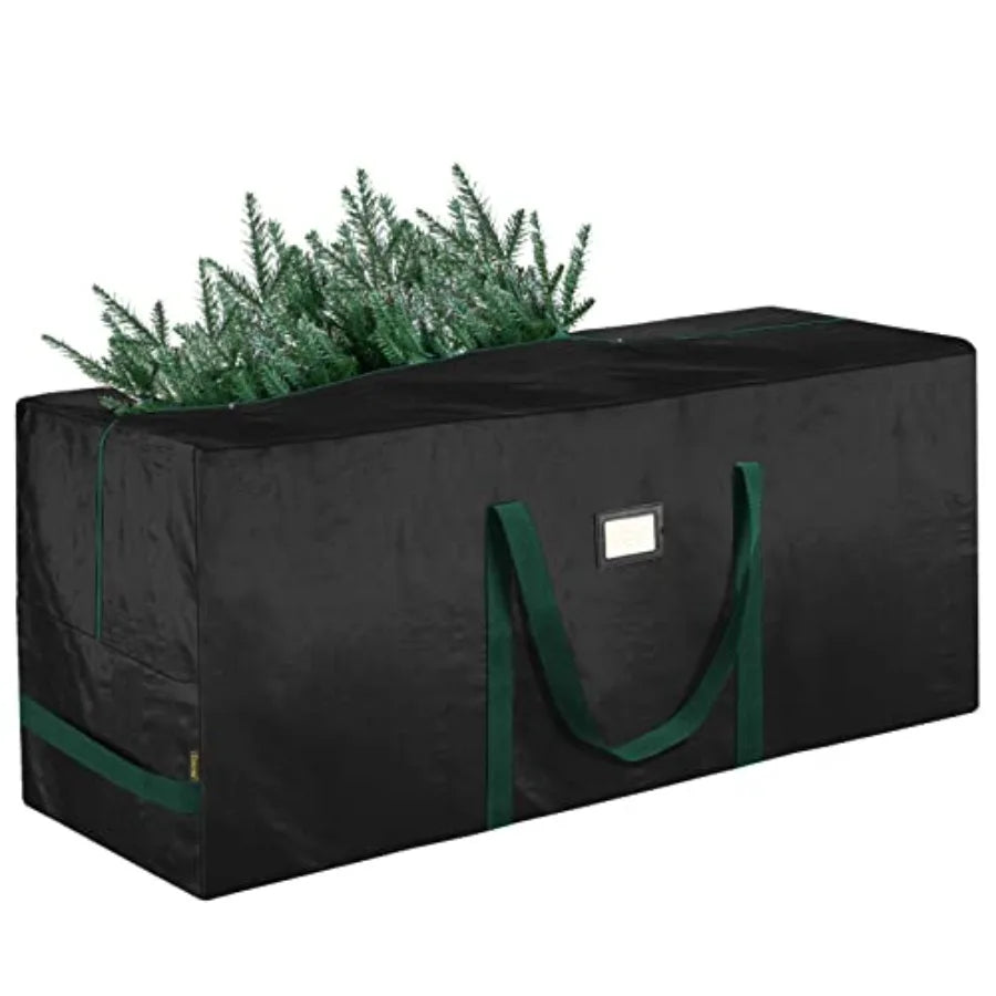 Christmas Tree Storage Bag, Heavy Duty Extra Large Artificial Christmas Tree Bag with Reinforced Handles and Dual Zippers Wide