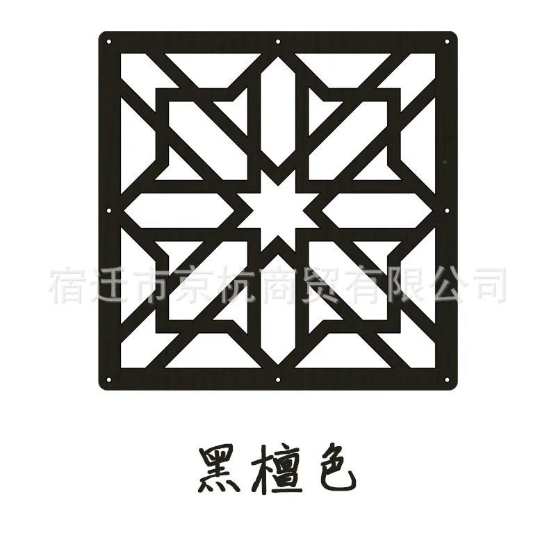 Hanging screen partition fashion MDF porch guest home restaurant bedroom hotel simple modern Chinese hollow screen
