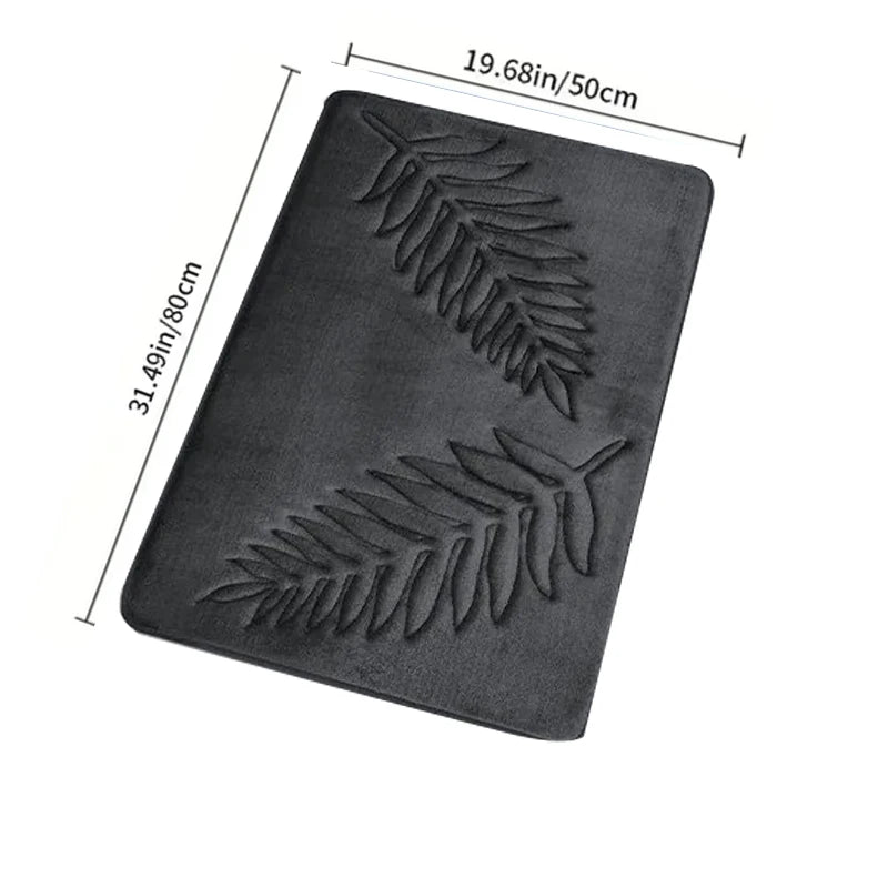 Bathroom Rugs Memory Foam Bath Mat Non-Slip Bath Rugs Machine Washable Dries Quickly Ultra Soft Plush Bath Mats for Bathroom