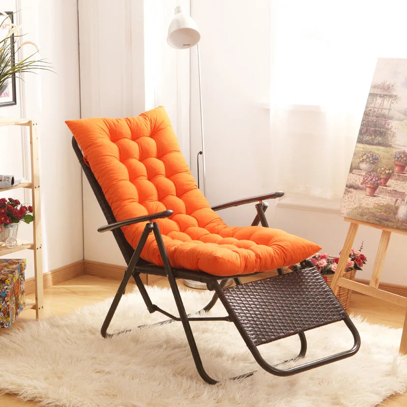 Lounger Chair Cushion Indoor Outdoor Patio Chaise Pad Replacement Rocking Mat for Furniture Sofa Thick High Back Chair Pads