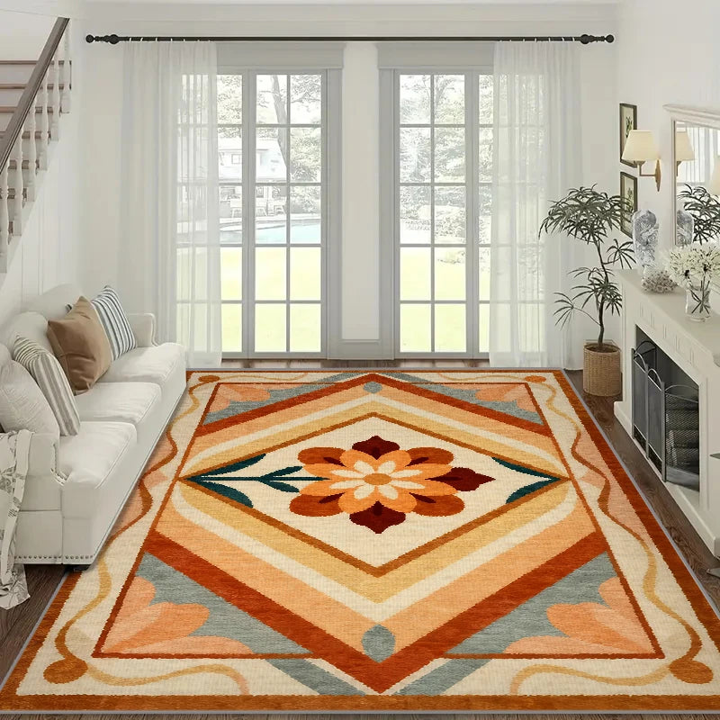 VIKAMA Area Rug for Living Room Bedroom,Modern Geometric Carpets, Anti-Skid Durable Carpet for Kids Dorm Nursery, Home Decor