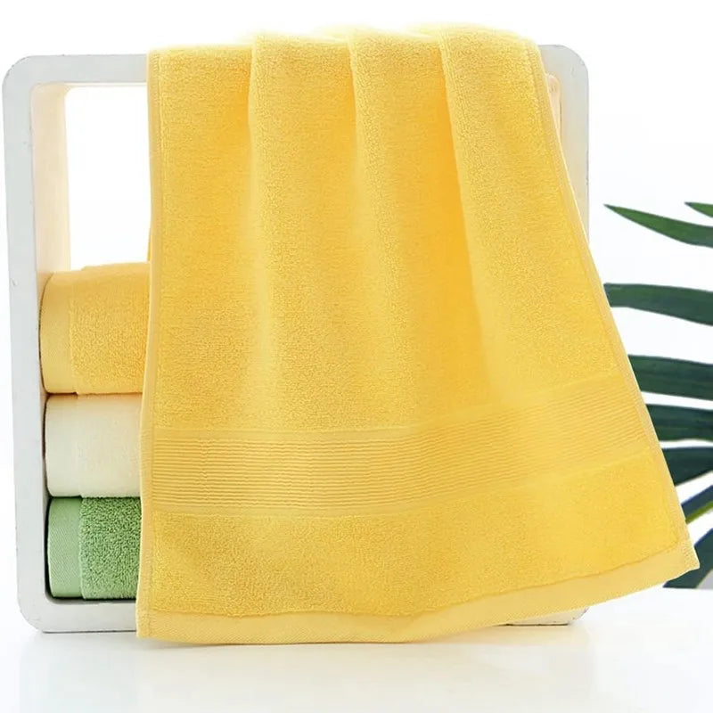 1/4/6pcs Gold Bathroom Cotton Towels 35x35cm/35x75cm/70x140cm Hand Face Big Bath Towel Soft Gift Absorbent Sport Absorbent Towel