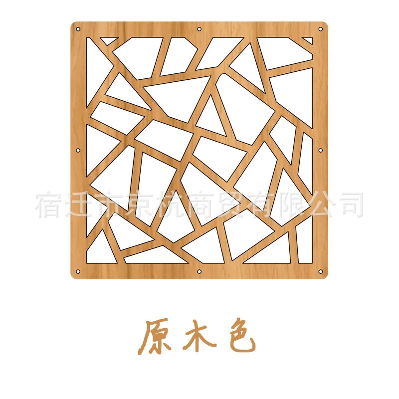 Hanging screen partition fashion MDF porch guest home restaurant bedroom hotel simple modern Chinese hollow screen