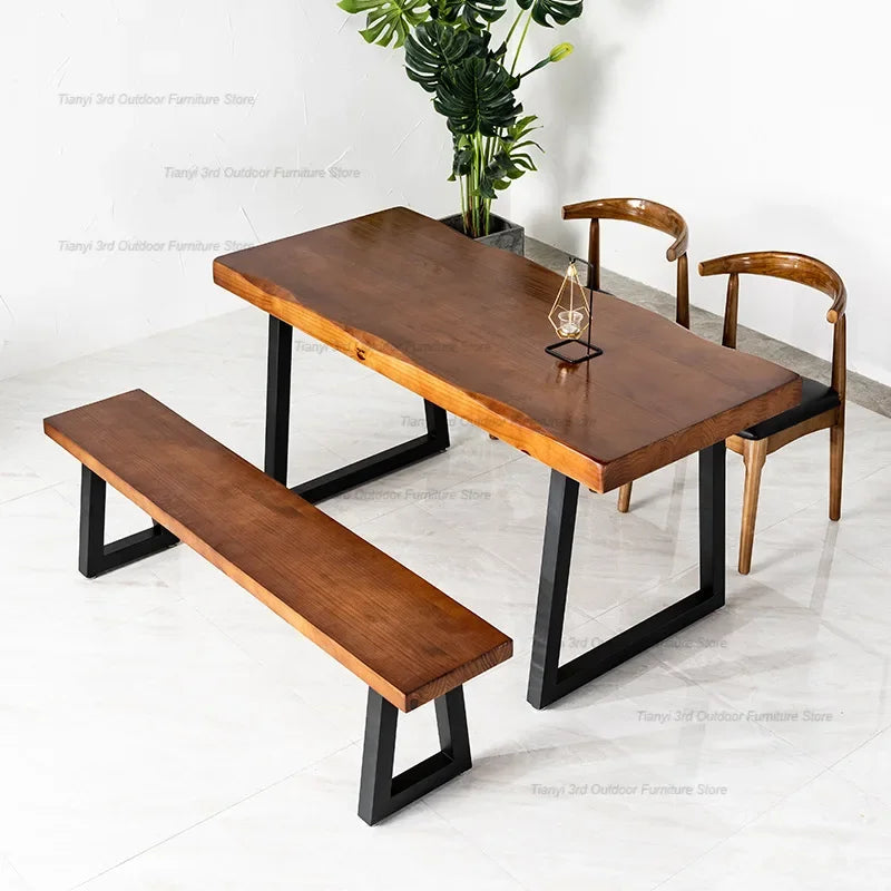 Wooden Nordic Dining Table Kitchen Office Dinette Living Room Dining Table Kitchen Minimalist Design Home Furniture Muebles LLDT