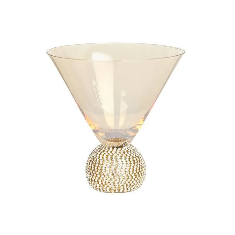 Light luxury European diamond glass wine glass, high value, diamond-wrapped red wines pirit cup, high-end whisky