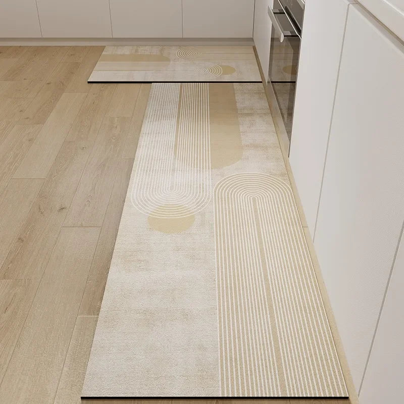 Carpet for Kitchen Floor Mat Pvc Waterproof Anti-slip Area Rug Home Decoration Long Foot Mats  Alfombra Cocina 주방 카펫 Ковер