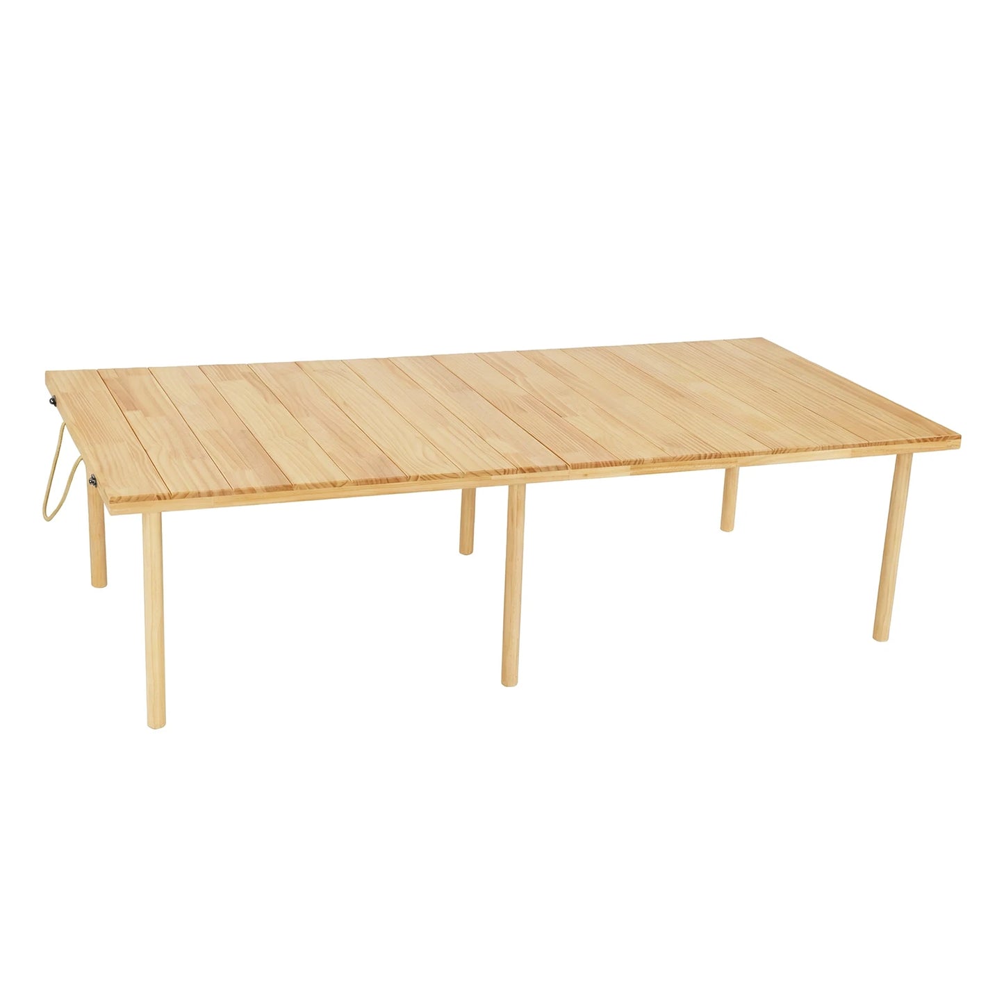 Foldable Camping Table 60 Lx30 W Inch Portable Boho Low Picnic Table with Runner for Outdoor Beach Backyards BBQ and Party