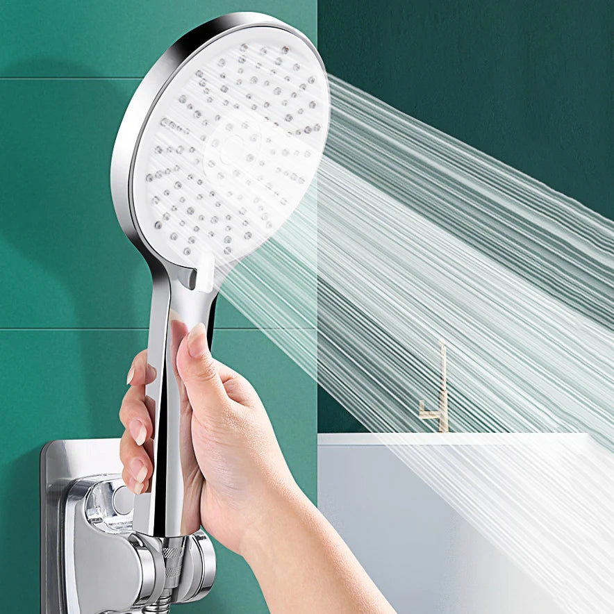 5-speed Booster Large Panel Strong Water Shower Head Filter Universal Multi-function Bathroom Handheld Shower Set
