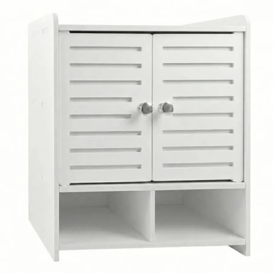 Bathroom Wall Cabinet with 2 Doors, Medicine Cabinet, Rectangular Storage