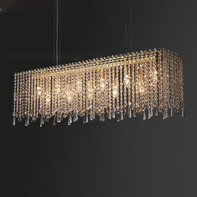 Luxury Crystal Chandeliers Living Room Lights Dining Table Light Chandelier Ceiling Light Fixtures Żyrandol Ceiling Pendant Lamp