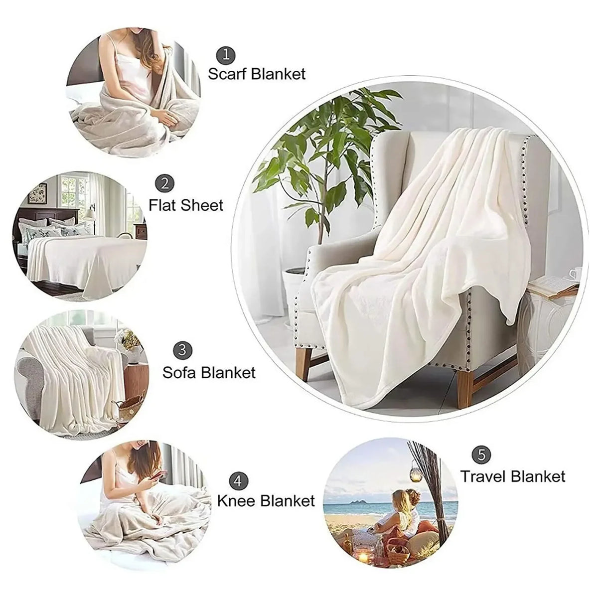 1pc Soft and Warm Mexican Tortilla Print Flannel Blanket for Couch, Sofa, Office, Bed, Camping, and Traveling