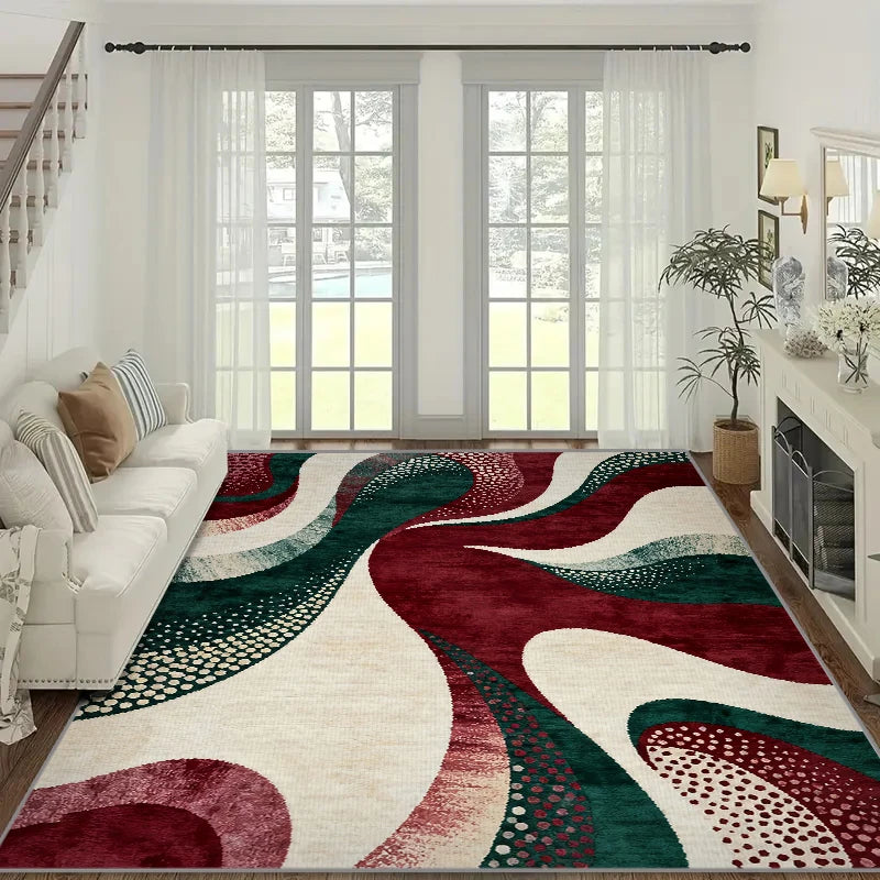 VIKAMA Area Rug for Living Room Bedroom,Modern Geometric Carpets, Anti-Skid Durable Carpet for Kids Dorm Nursery, Home Decor