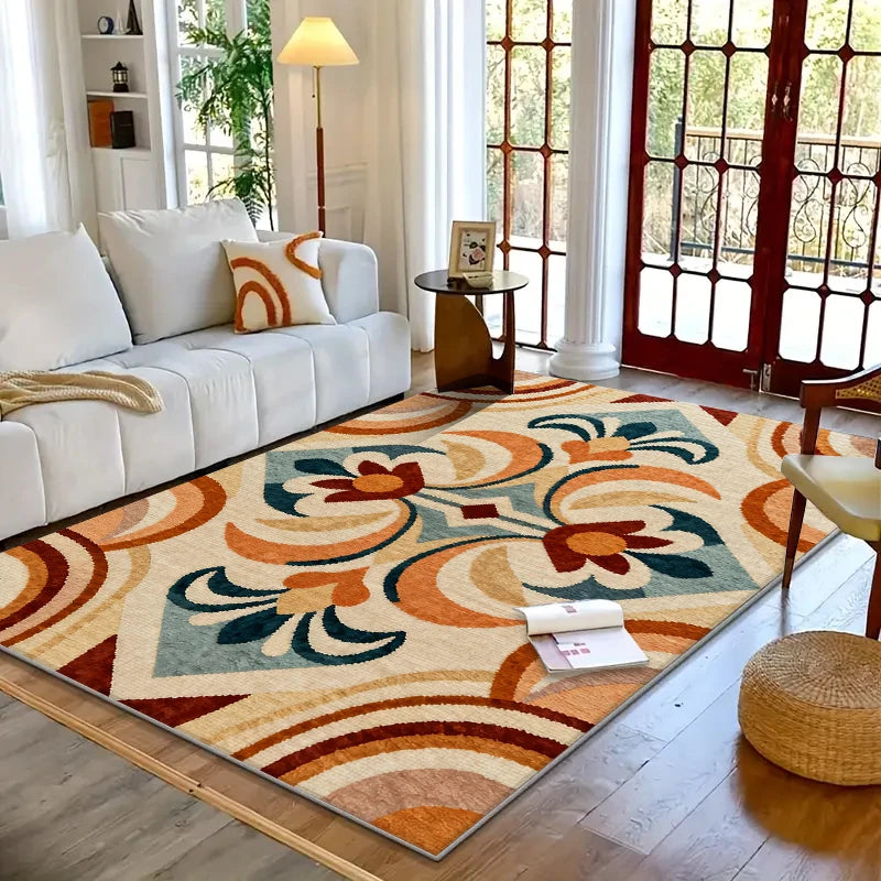 VIKAMA Area Rug for Living Room Bedroom,Modern Geometric Carpets, Anti-Skid Durable Carpet for Kids Dorm Nursery, Home Decor