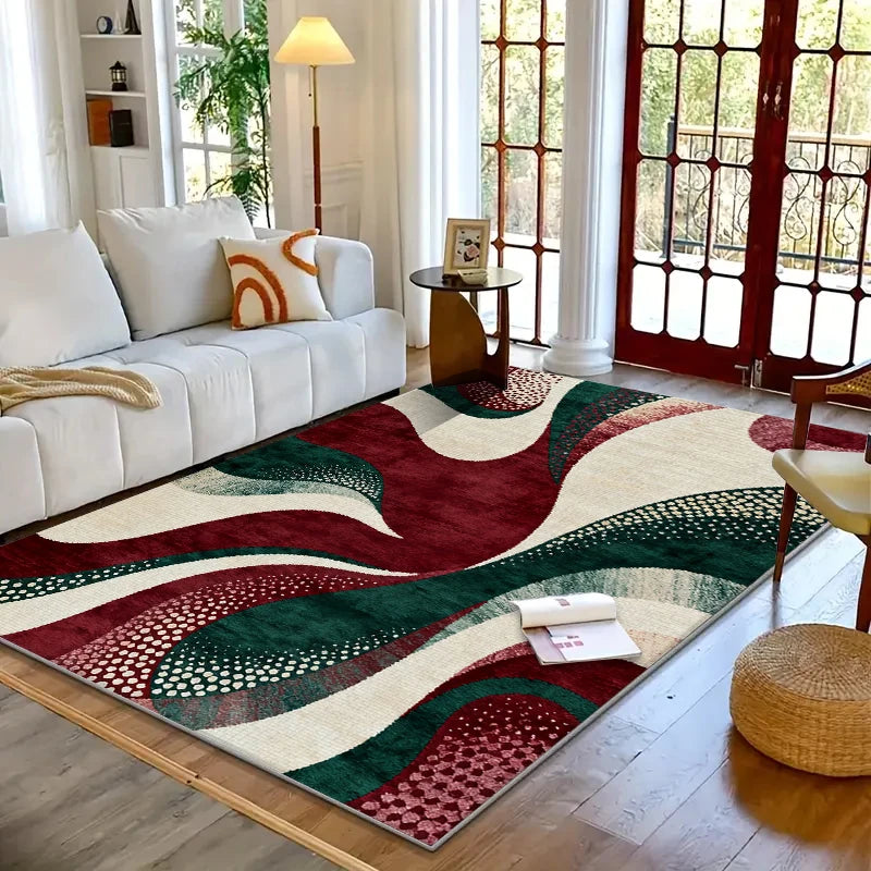VIKAMA Area Rug for Living Room Bedroom,Modern Geometric Carpets, Anti-Skid Durable Carpet for Kids Dorm Nursery, Home Decor