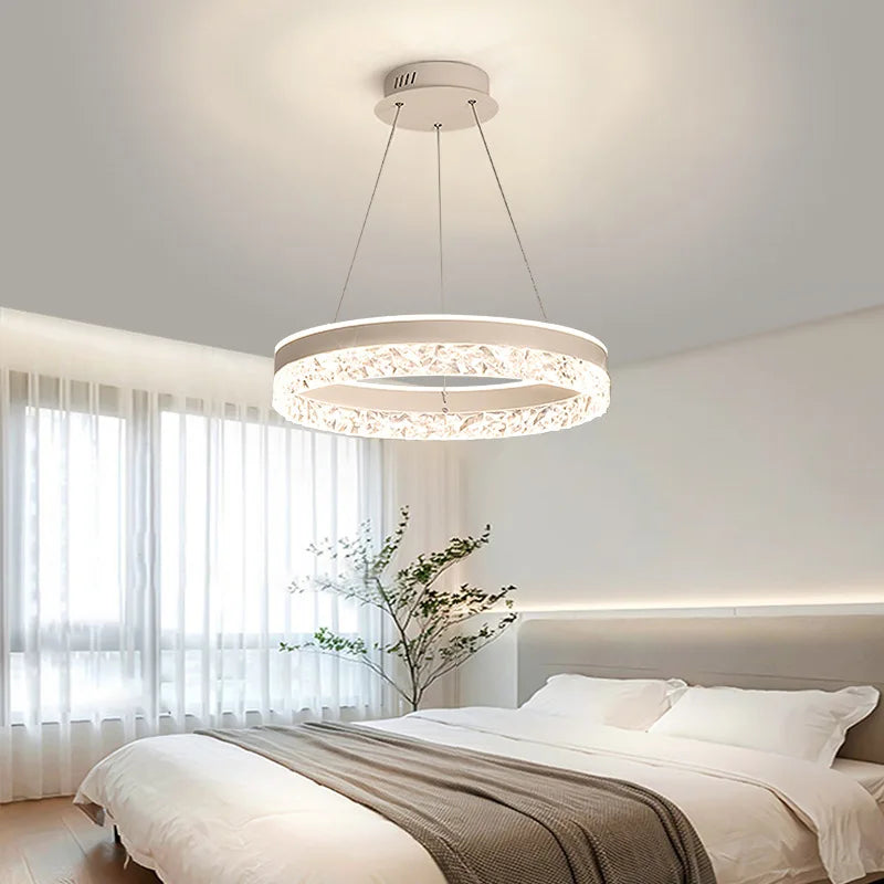 Modern Minimalist LED Ceiling Lamp Nordic Luxury Chandelier for Living Room Home Decor Designer Bedroom Hanging Light