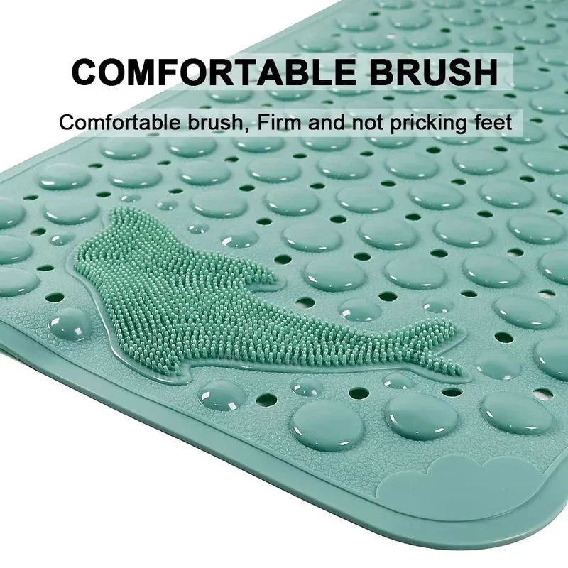 35x70cm Dolphin PVC Shower Mat, Waterproof Non-Slip Anti-Skid Bathroom Rug