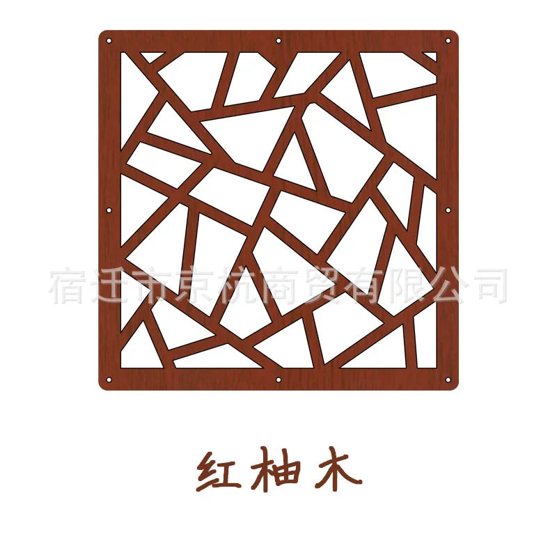 Hanging screen partition fashion MDF porch guest home restaurant bedroom hotel simple modern Chinese hollow screen